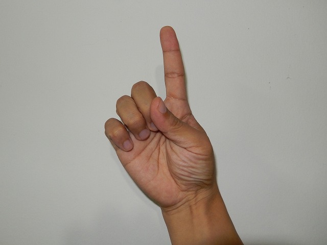 文化 数字手势(shǒu shì)と呼ばれ,  知っておくと,中国人から「お