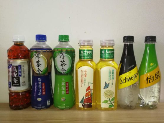 中国で販売している無糖ドリンク炭酸