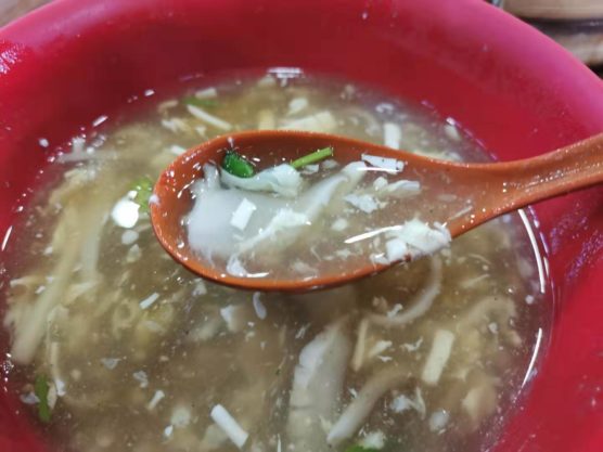 上海古猗园餐厅の上海酸辛スープ